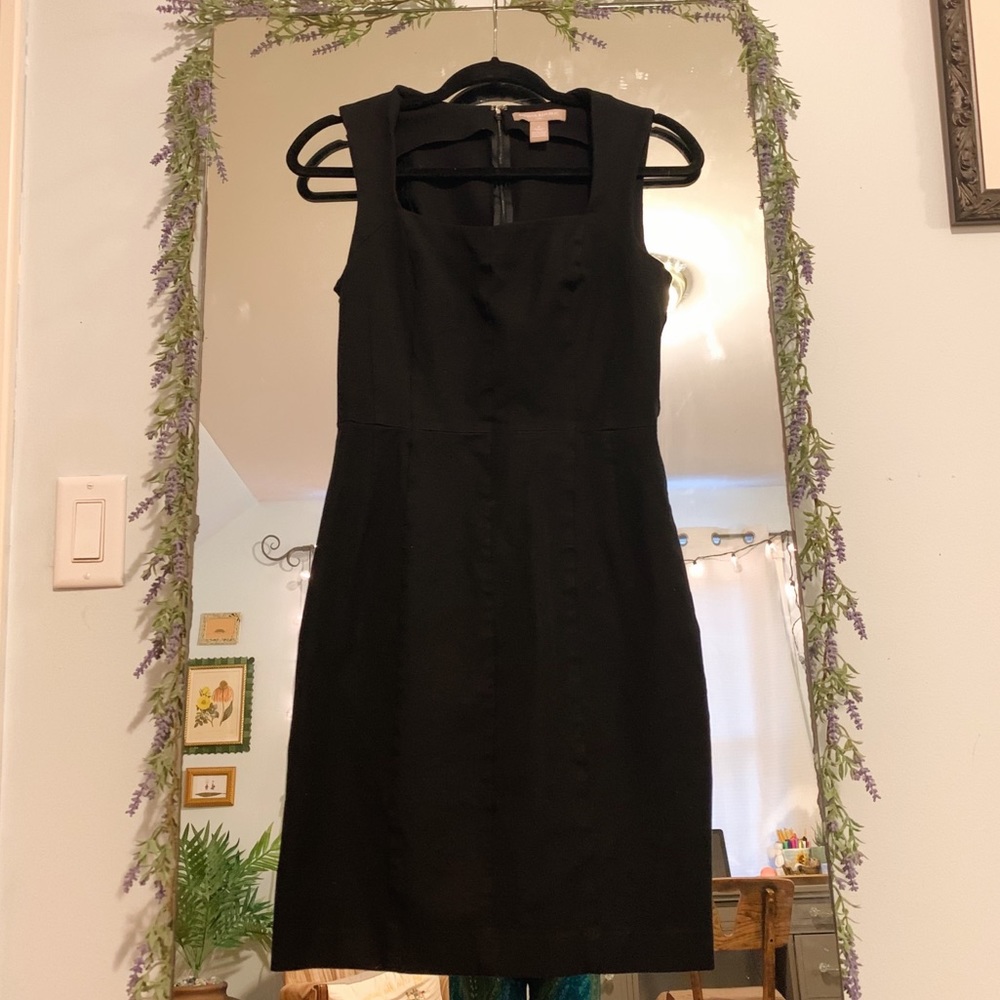 Banana Republic Black Structured Dress Size 8